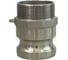 Нержавеющий камлок TITAN LOCK тип F ниппель, наруж. резьба BSP 1 1/4", AISI316 TL125FSS316 1
