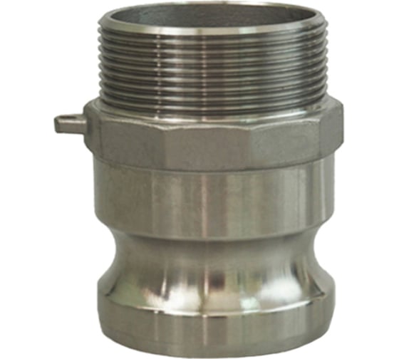 Нержавеющий камлок TITAN LOCK тип F ниппель, наруж. резьба BSP 4", AISI316 TL400FSS316