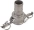Нержавеющий камлок TITAN LOCK тип C, розетка с хвостовиком 1 1/2", AISI316 TL150CSS316 3