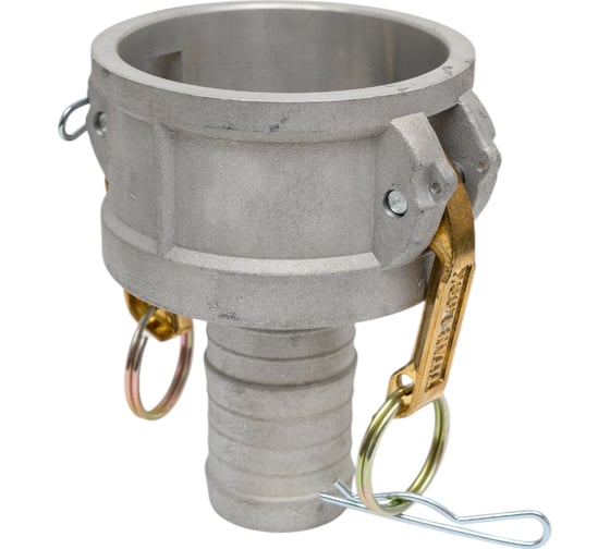Алюминиевый камлок TITAN LOCK тип C, 2 1/2", розетка с хвостовиком под рукав 1 1/2" TL2515CAL