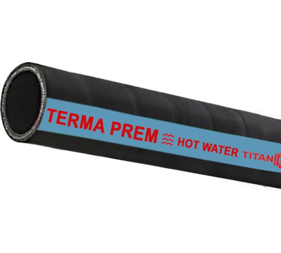 Рукав TITAN LOCK для горячей воды нап-всас «TERMA-PREM», EPDM, +125C, d=25мм,, 20м TL025TR-PR_20