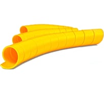 Защитная спираль для шлангов, рукавов и проводов Hydrosafe диаметр 44-65 мм, цвет желтый, 25 метров HS44YLW25 27743094