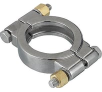 Хомут CLAMP TITAN LOCK двухболтовый, усиленный, DN20, нерж. 304, DIN TL20CLCR