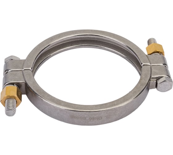 Хомут CLAMP TITAN LOCK двухболтовый, усиленный, DN80, нерж. 304, DIN TL80CLCR