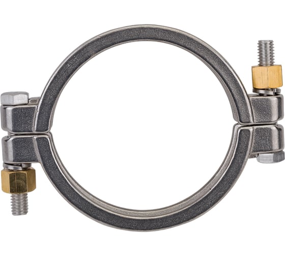 Хомут CLAMP TITAN LOCK двухболтовый, усиленный, DN80, нерж. 304, DIN TL80CLCR