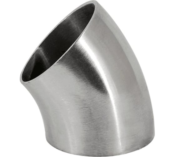 Отвод под сварку TITAN LOCK 45 градусов, DN 50, нерж. сталь 316 TLWB50/45SS