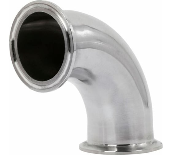 Отвод под Clamp TITAN LOCK 90 градусов, DN 50, нерж. сталь 316 TLCB50/90SS