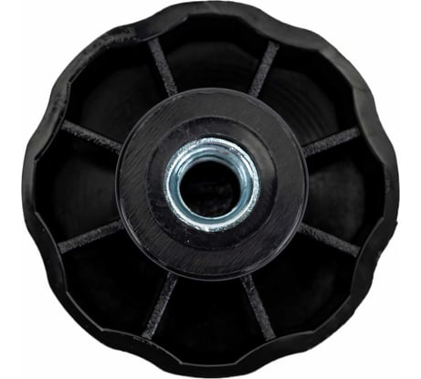 Ручка-барашек Tech-Krep/Zitar пластик, D42, с внутр. метал. резьбой M8, черный 144189