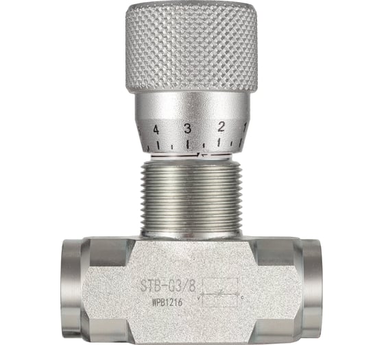 Гидравлический дроссель TITAN LOCK двунаправленный, 3/8", BP/BP, сталь TL2WHT3/8FF