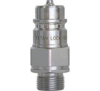 БРС TITAN LOCK 1/2 in серия M ISO 5675 ниппель с метрической наружной резьбой, оцинкованная сталь TL4M-PM/18X1.5