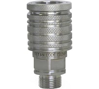 БРС TITAN LOCK 1/2 in серия M ISO 5675 розетка с метрической наружной резьбой, оцинкованная сталь TL4M-SM/26X1.5