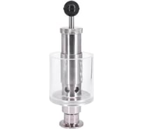 Шпунт-аппарат прямой TITAN LOCK до 2.2 Бар, под Clamp DN15 нержавеющая сталь 304 TL15TGMS-CL