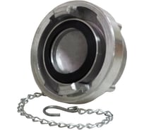Соединение TITAN LOCK типа Storz, заглушка с крепежной цепью, KA=52, алюминий TLSTORZ52