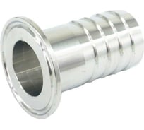 Штуцер CLAMP под рукав TITAN LOCK 3" нержавеющая сталь 316, SMS TL3CLH-S