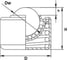Шариковая опора ISKRA CY15T 2