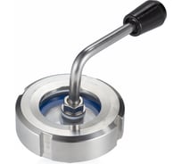 Гаечный диоптр под сварку TITAN LOCK нержавеющий, со скребком, DN40 TL040DWWDS