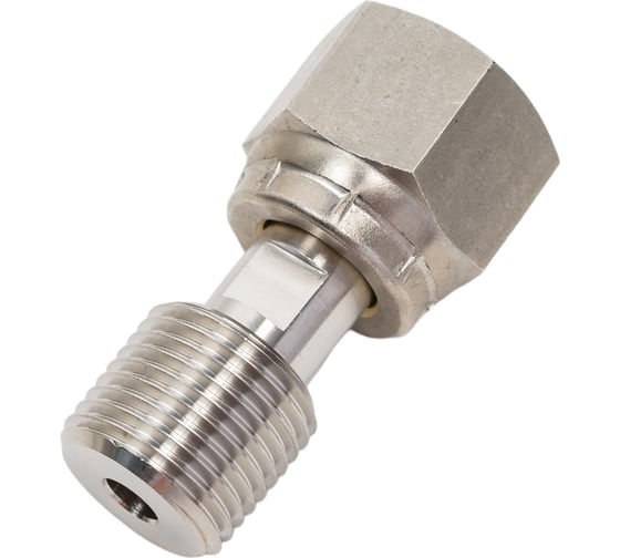 Резьбовой адаптер A-Flow SS316, 1/2" Male NPT, вращающаяся M20x1.5 FASH-MRF-8N-20M