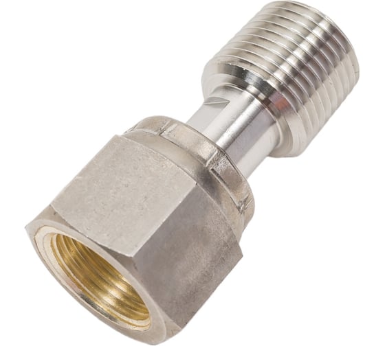 Резьбовой адаптер A-Flow SS316, 1/2" Male NPT, вращающаяся M20x1.5 FASH-MRF-8N-20M