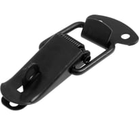 Замок-защелка на ящик ТУНДРА 3.5 см, железный, цвет черный, с проушиной, 10 шт. 9149064