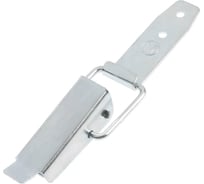 Накидной замок ТУНДРА L-130, покрытие цинк, 1 шт. 5299367