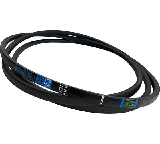 Клиновой ремень SANLUX B55 Li B-1440 Ld, (17x11x1440) Li 1400 мм, Ld 1443 мм EXtra, B55SANEX
