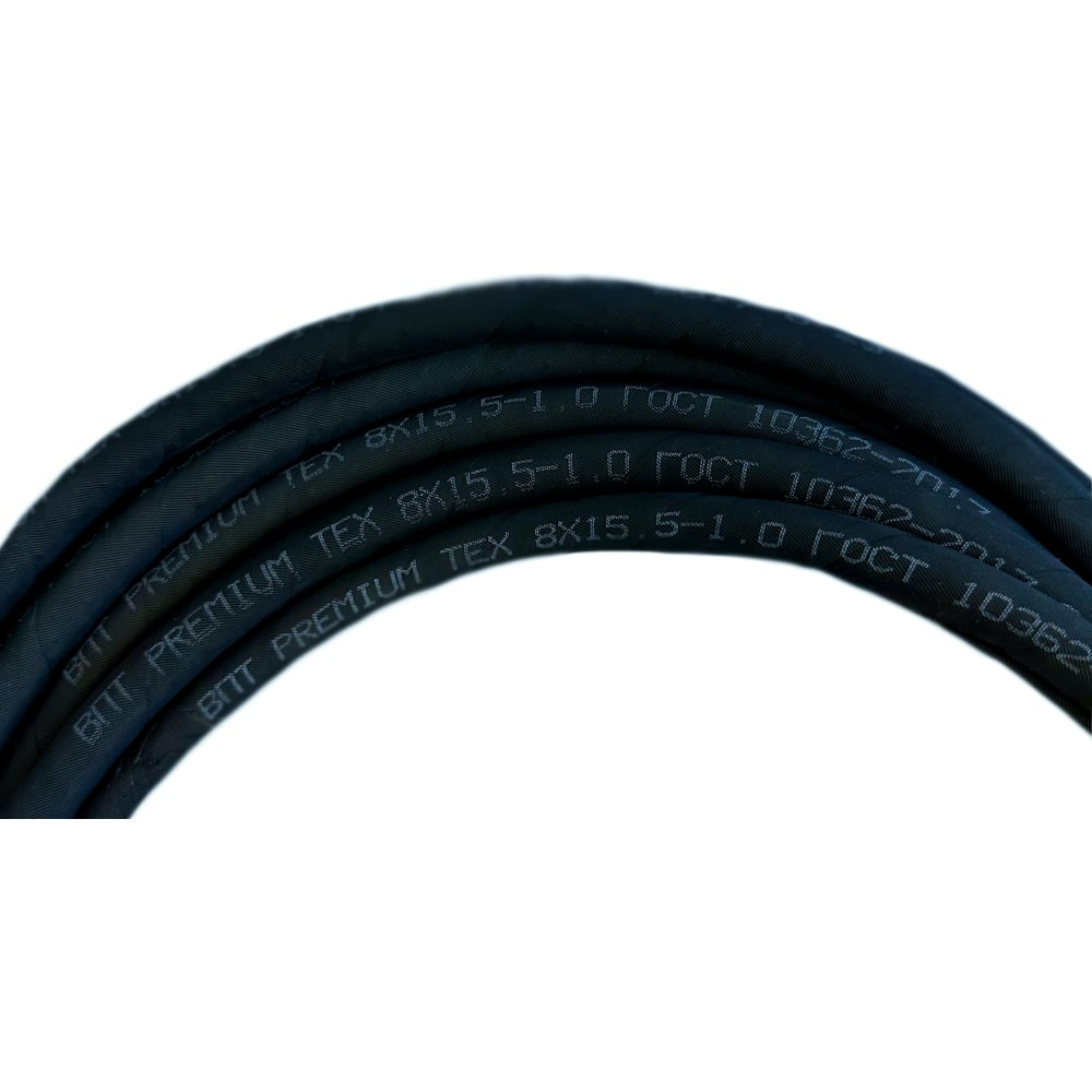 Маслобензостойкий рукав (шланг) Волгопромтранс резиновый, 8x15-1,0 30 м ...