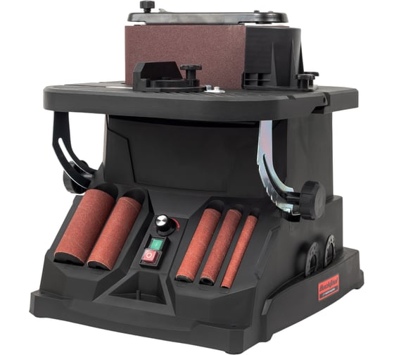 Осцилляционный шпиндельно-ленточный шлифовальный станок Bucktool OSM-2V 1