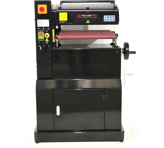 Станок шлифовальный POWERTEC барабанный, тумба SD18C