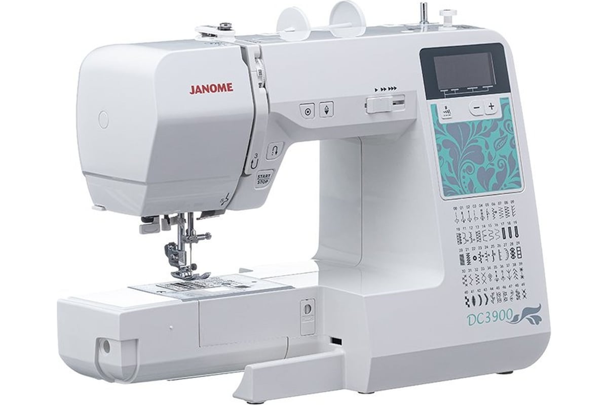 Швейная машина JANOME DC3900 4933621708283 - выгодная цена, отзывы,  характеристики, фото - купить в Москве и РФ