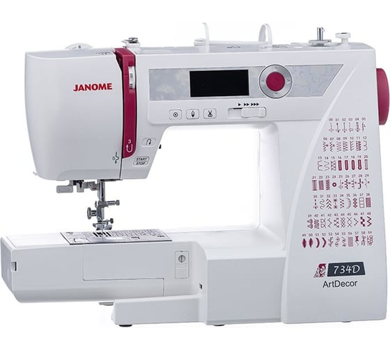 Швейная машина JANOME ArtDecor 734D 4933621706425
