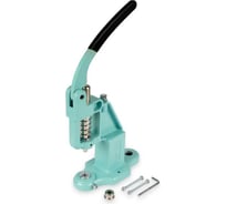 Пресс универсальный ручной для установки кнопок, джинсовых пуговиц, люверсов, холотнитенов Micron M-002 цветной, Мятный 680765