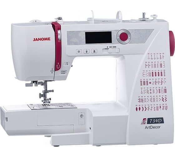 Швейная машина JANOME ArtDecor 734D 4933621706425