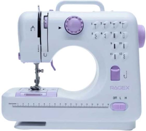 Швейная мини-машинка RAGEX R1101, цвет: 100 (белая) R1101-100