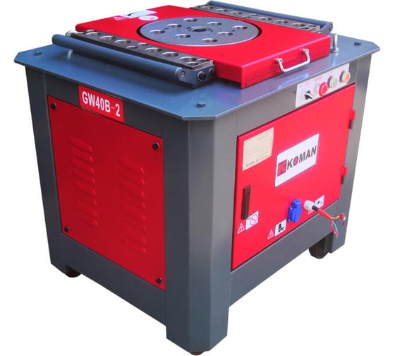 Станок для гибки арматуры KOMAN 380V, 3Kw, Automatic GW40B-2