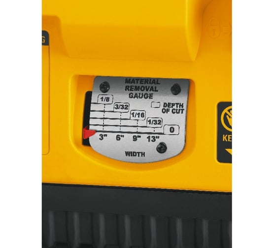 Рейсмусный станок DEWALT 1800 Вт, макс. ширина 330 мм DW735-KS 8