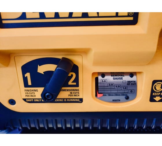 Рейсмусный станок DEWALT 1800 Вт, макс. ширина 330 мм DW735-KS 26