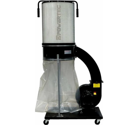 Стружкоотсос POWERTEC пылесос для стружки 1500Вт, 1мкм FM300B