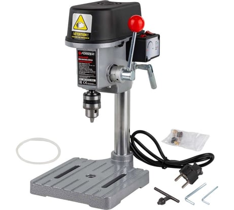Настольный сверлильный станок Forsage 220 В, 340 Вт, 0-16000 об/мин, 1-100 мм, шпиндель 25 мм F-BG-5158A(49009)