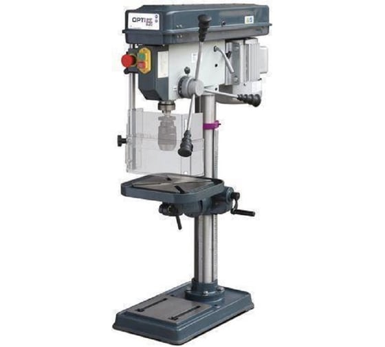 Настольный вертикально-сверлильный станок Optimum OPTIdrill B20 0.55 кВт, 400 В, ф20 мм, КМ2, реверс 3008203 1