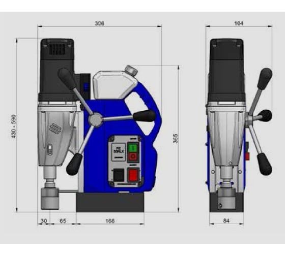 Сверлильный станок на магнитном основании FE POWERTOOLS FE 50RL X
