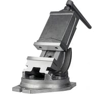 Станочные тиски SOVIS тип 3422 QHK125L/Q41125L двухповоротные, глобусные, 125 мм 26398