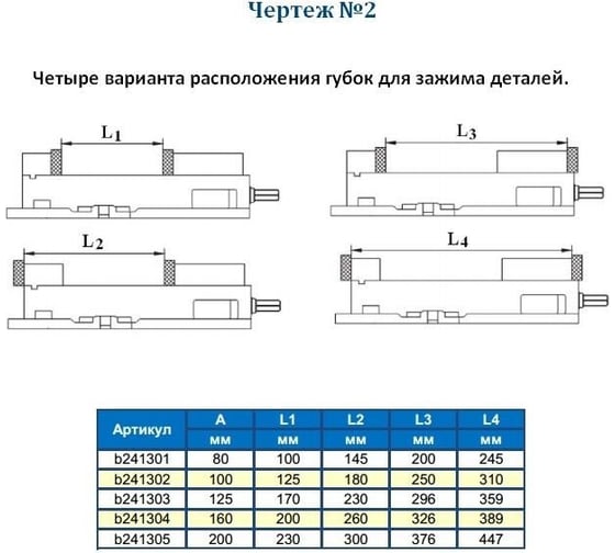 Станочные тиски GRIFF 125мм, 21кг, поворотные, прецизионные, серия QM16 b241302