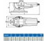 Станочные тиски GRIFF глобусные 160мм, Amax-125мм, вес-30.4кг, поворотные, серия QHK b241603 2