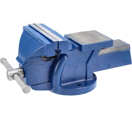 Слесарные тиски VOREL неповоротные, с наковальней, 150 мм 36034