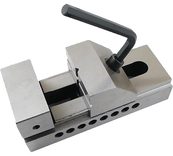 Прецизионные станочные тиски CNIC QKG125 125 мм, быстрозажимные, сталь, неповоротные, ход 160 мм, перпендикулярность 0.005/100, HRС 58-62 55063 1