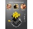 Мини тиски настольные Forsage ширина губок 35 мм F-SY4008(58117) 5