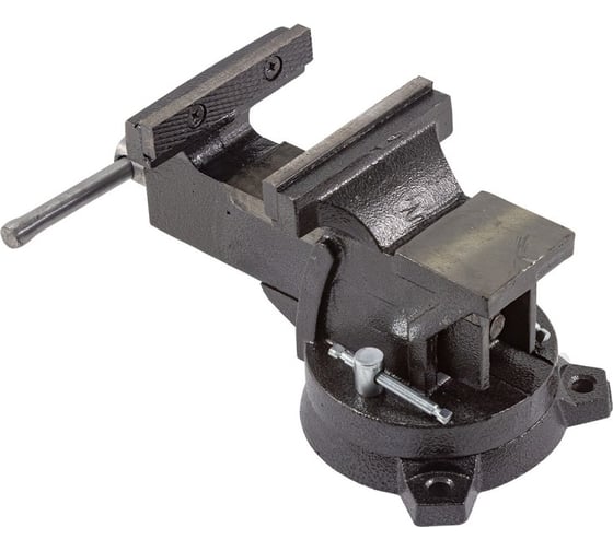 Стальные поворотные тиски с наковальней Rockforce 4", 100 мм RF-6540304(47877)