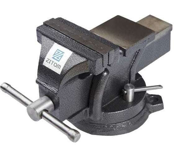 Слесарные тиски ZITOM 100 мм, поворотные bv10100