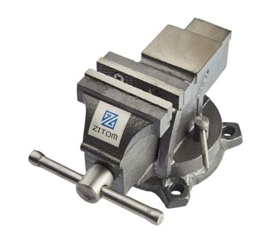 Слесарные тиски ZITOM 125 мм, поворотные bv10125