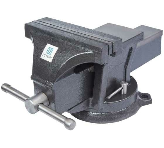 Слесарные тиски ZITOM 200 мм, поворотные bv10200 1
